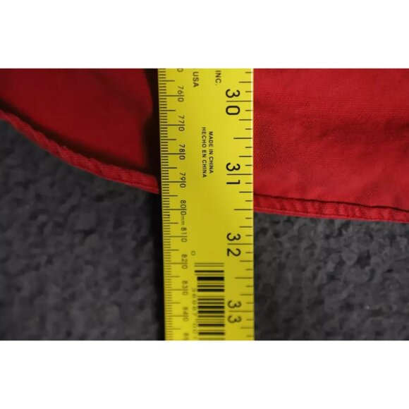 Abercrombie & Fitch Button Up Shirt Mens M Red Button Down Collared Long Sleeve - Picture 8 of 9